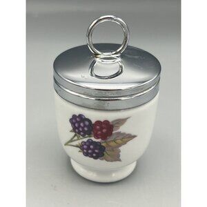 Royal Worcester Egg Coddler Evesham Pattern Fine Porcelain Made in England READ*